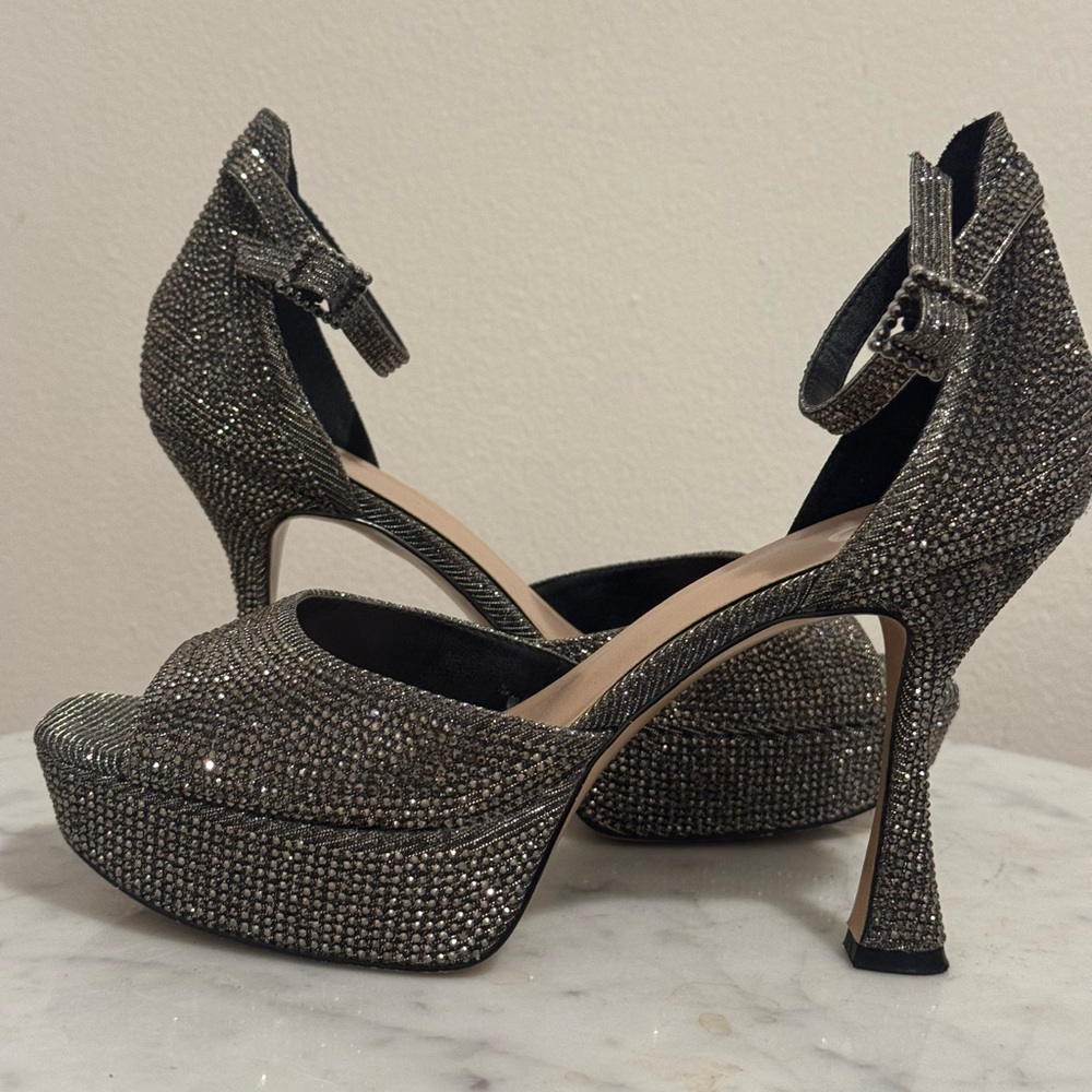Mix No. 6 Sparkling Silver Heels
